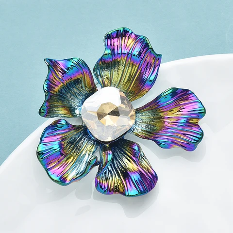 Брошь Wuli&baby с подсолнухом