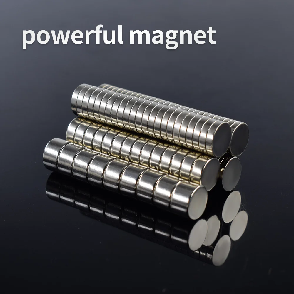 

D8mm 5Pcs Neodymium magnet Round Strong adsorption magnet Permanent fridge magnet Adsorbs hand tools and kitchen utensils