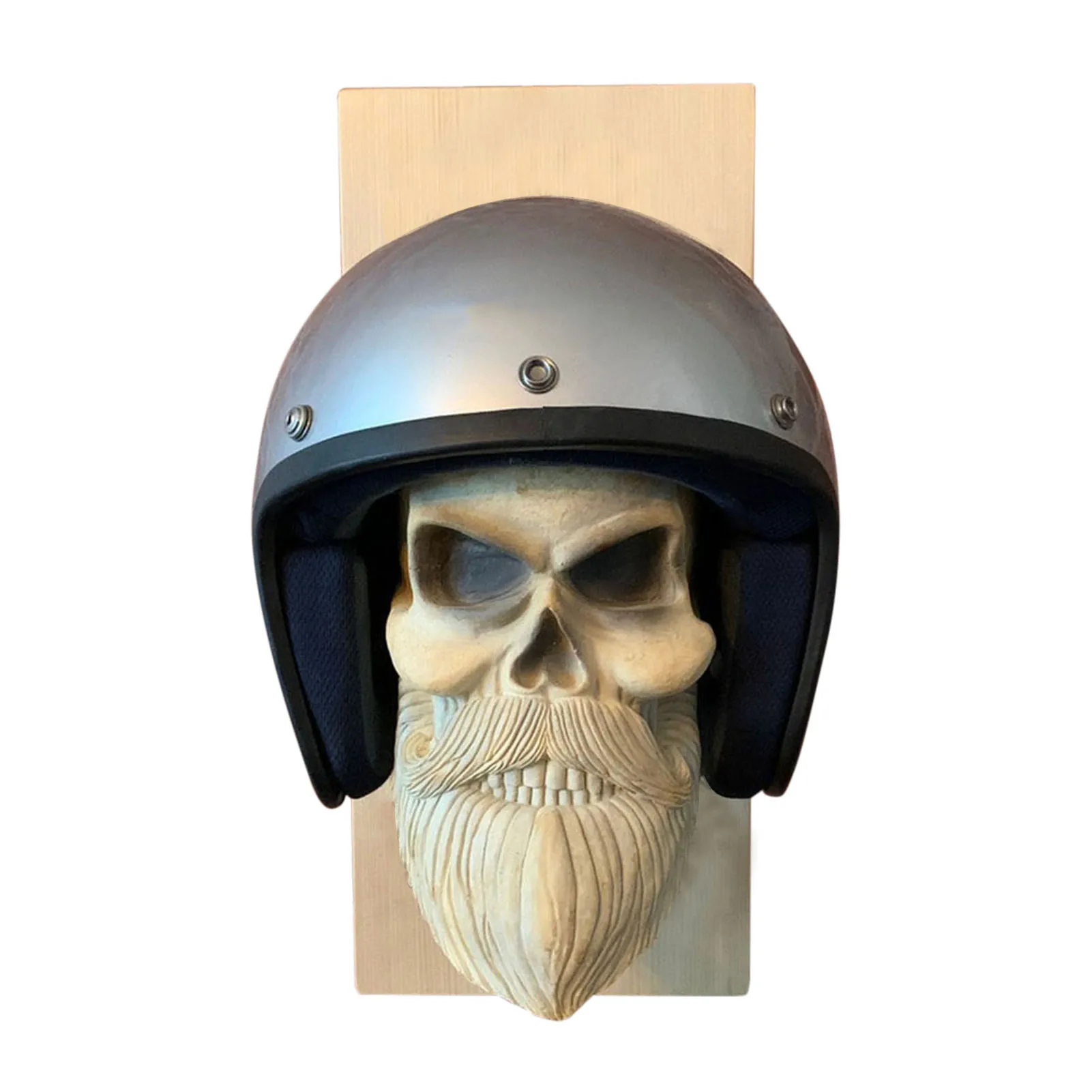 

Motorcycle Skull Helmet Holder Wall Mounted Helmet Holder Hanger Rack For Hat Cap Motorcycle Accessories Home Office Decor