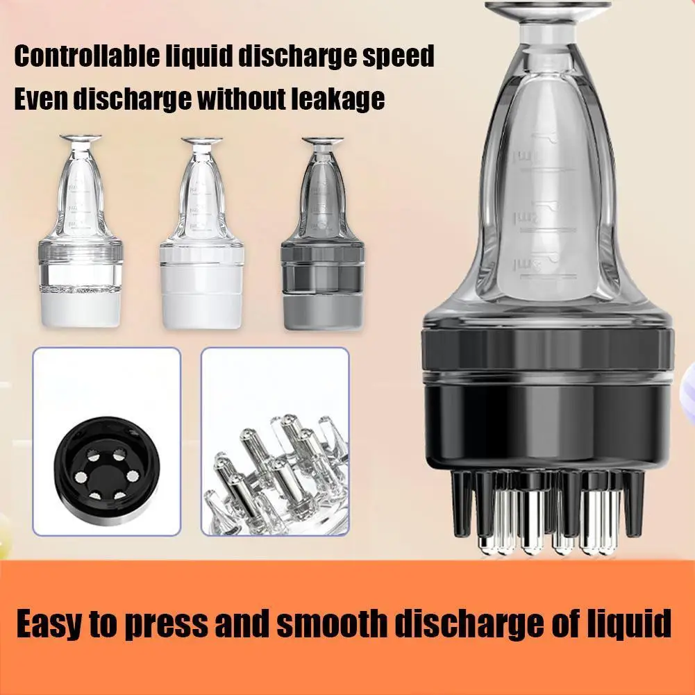 

Mini Scalp Applicator Liquid Comb For Hair Scalp Treatment Essential Oil Liquid Guiding Massager Comb Serum OilApply G9H2