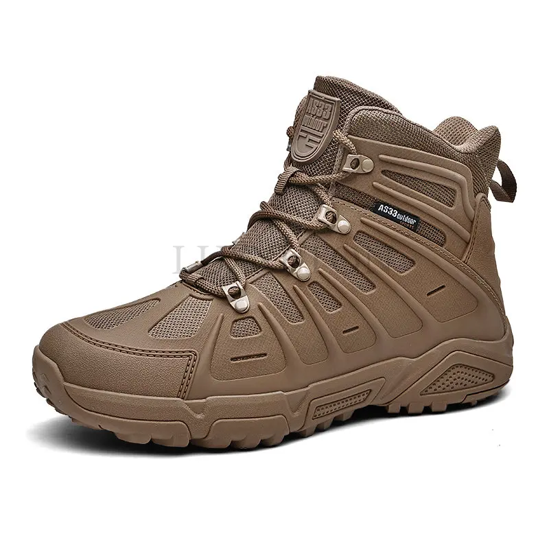 Men's Military Boots New Special Force Field Desert Tactical Army Boots Man Work Non-slip Safty Shoes Lace Up Combat Ankle Boots