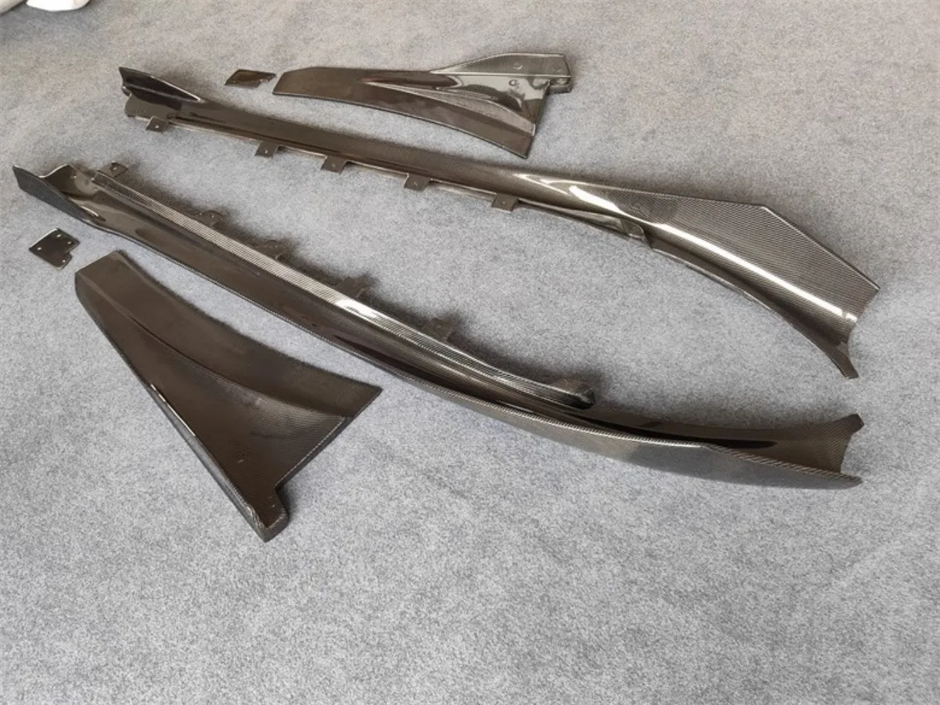 Автомобильная передняя и задняя лопата для губ боковая юбка нож хвостовое крыло