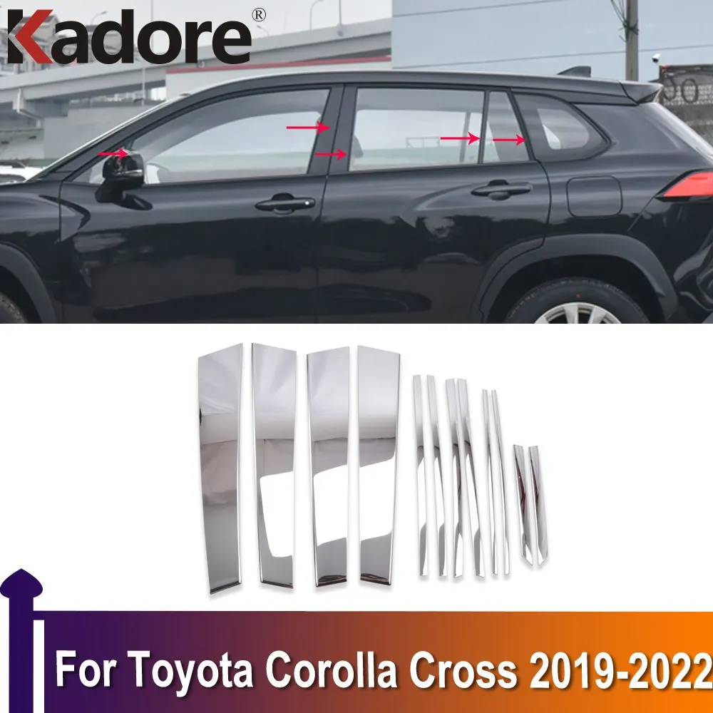 

Накладка на окно для Toyota Corolla Cross 2019 2020 2021 2022 из нержавеющей стали
