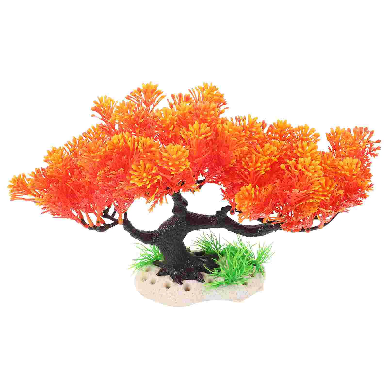 

Fish Tank Landscaping Tree Para Peceras Artificial Aquarium Decor Fake Plastic Model Realistic