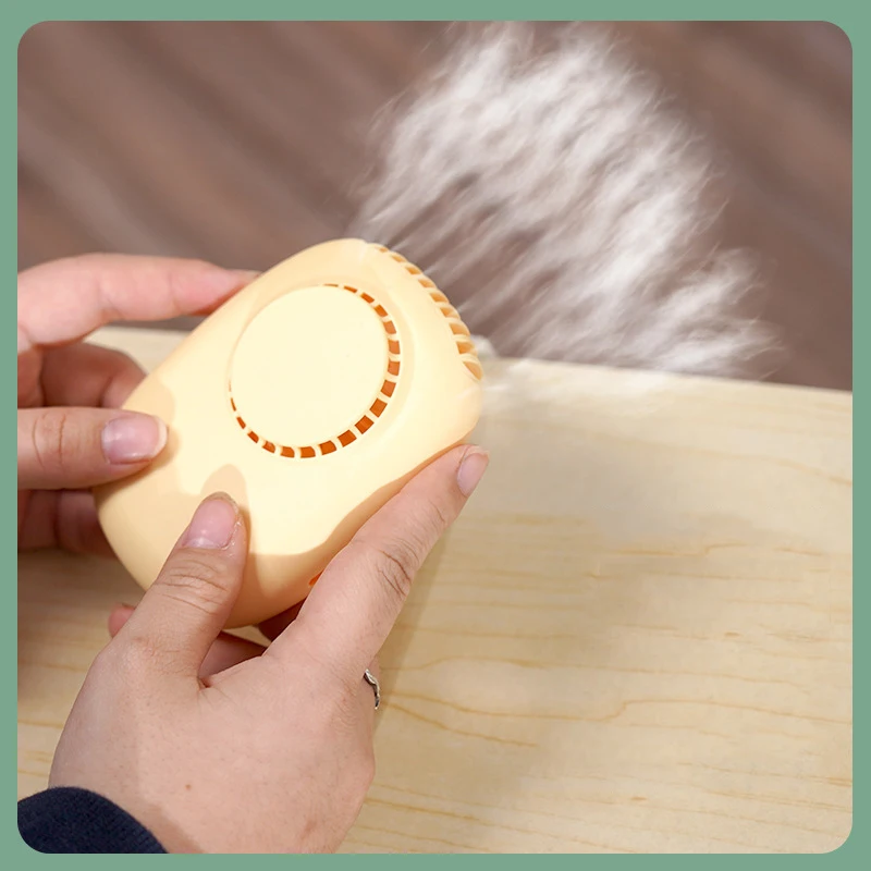 

Hot Sale Portable USB Bladeless Fan Handheld Rechargeable Mini Cooler No Leaf Eyelashes Dryer Cooling Outdoor Fan Air Cooler