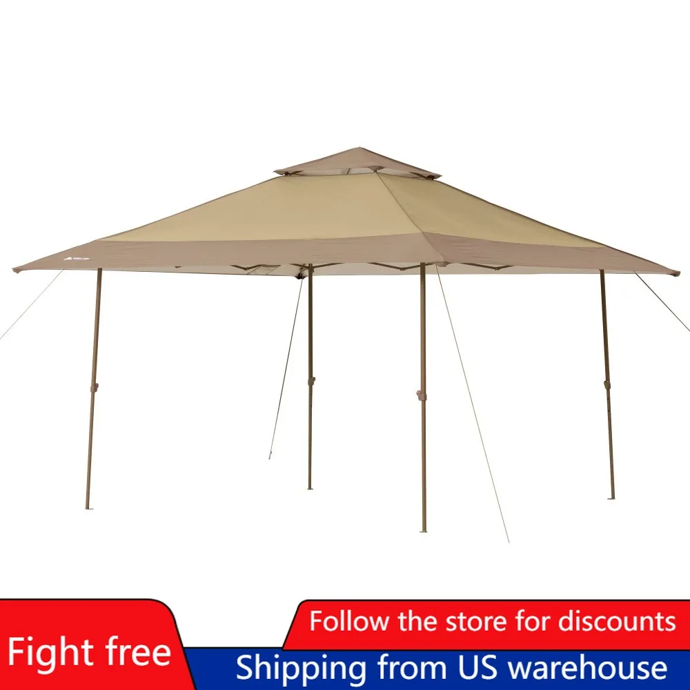 

Ozark Trail 13 дюймов X 13 дюймов бежевый мгновенный наружный навес с УФ-защитой Бесплатная доставка кемпинг водонепроницаемый фонарь