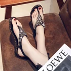 Женские сандалии-гладиаторы в римском стиле, повседневные босоножки на плоской подошве, модная пляжная обувь