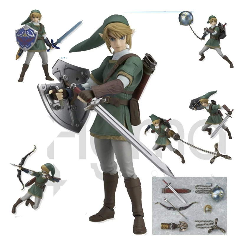Bandai The Legend of Zelda Figma 320 Luxury Skyward Sword Figma 153 413 Action Figure Link Breath Of The Wild Figures Model Toys