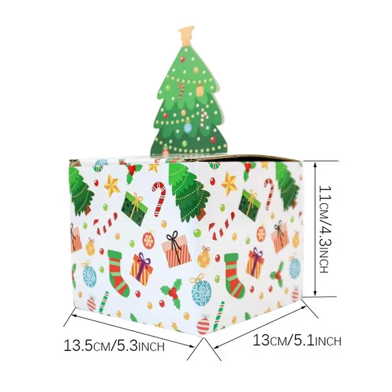 Рождественские коробочки для денег бумажная Рождественская коробка-диспенсер