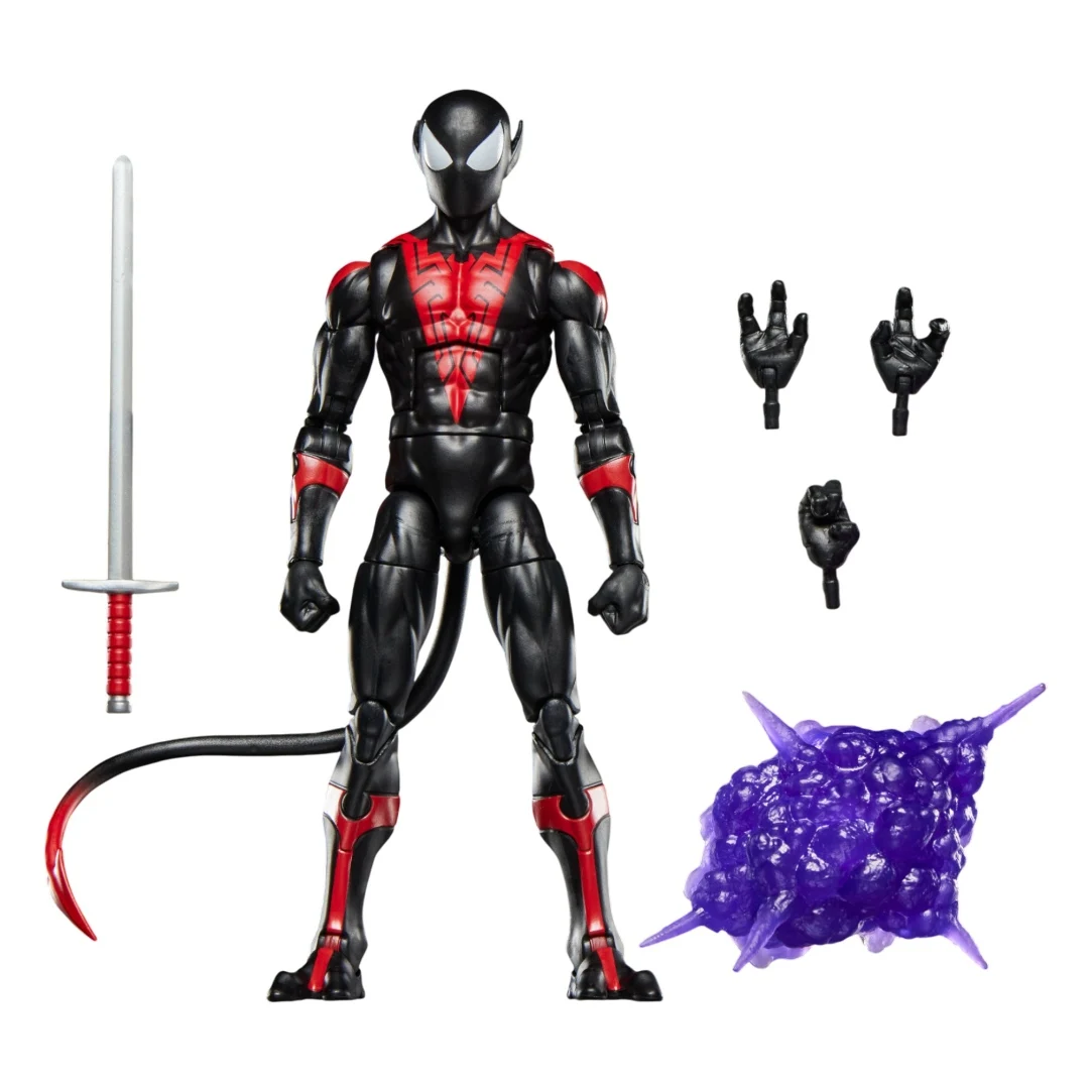 Фото Фигурка Marvel Legends Retro Spiderman 2099 Nightcrawler Hypno Hustler Owl Cardiac Mysterio, 6 дюймов №4