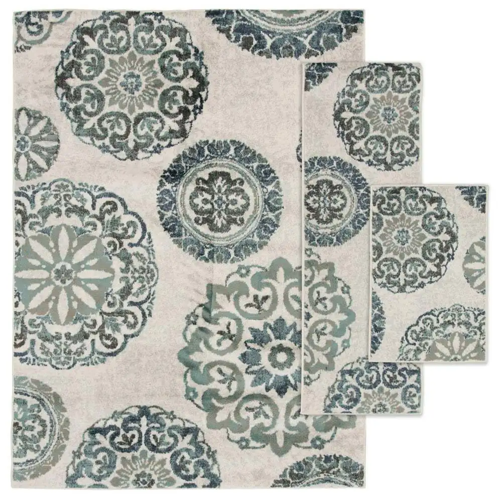 

Medallion 3 Piece Area Rug Set
