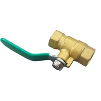 high pressure female threaded brass ball valve bsp 14 for misting system fog machine