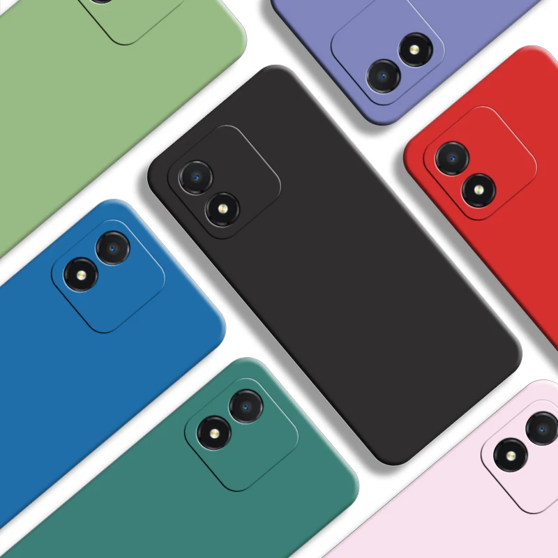 

For Honor X5 Case 6.5 inch Original Liquid Silicone Rubber Shockproof Bumper For Honor X5 4G Cover For Honor X5 Fundas Coque