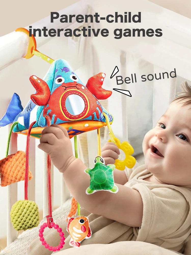 Погремушка-прорезыватель для новорожденных мягкий плюшевый наполнитель детей