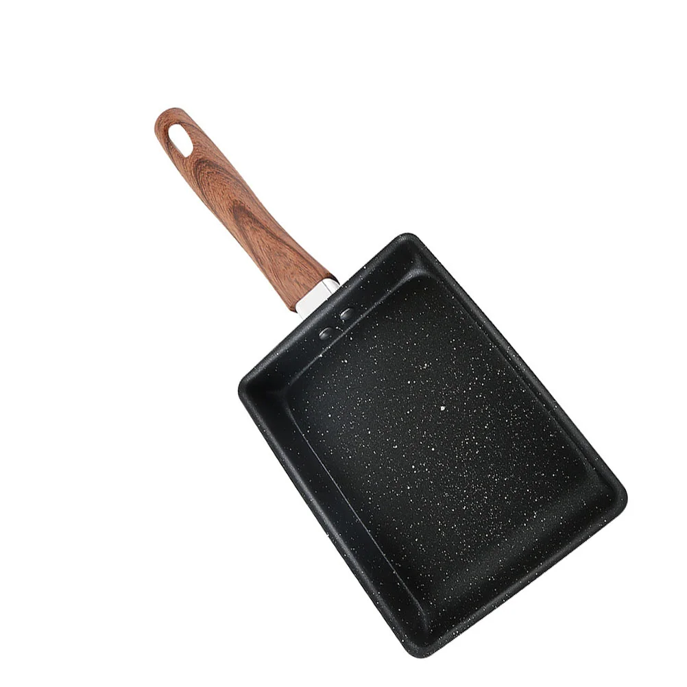 Сковорода с антипригарным покрытием японская квадратная плоская сковорода для