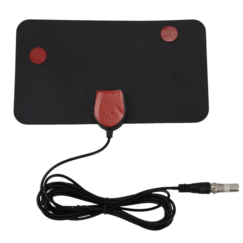 

4X Flat HD Digital Indoor Zoom TV Antenna HDTV 50 Mile Range Tvfox VHF UHF DVB
