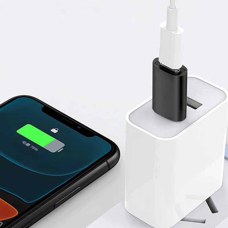 Тип C к USB3.0 Передача данных Зарядный адаптер папа-мама Конвертер из АБС-пластика