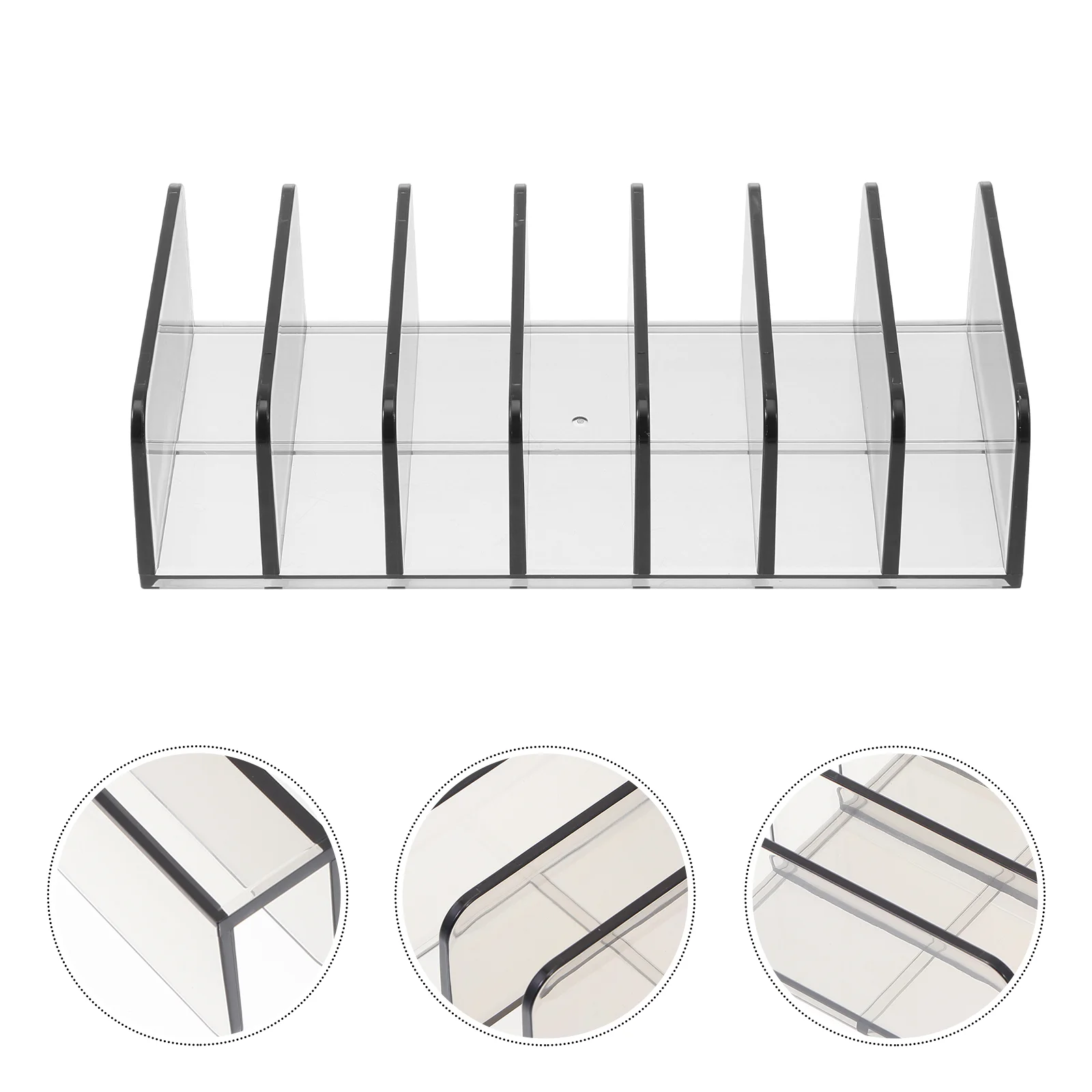 

Organizer Makeup Rack Holder Eyeshadow Display Storage Container Box Tabletop Organizing Acrylic Simple Vanity Beauty Desktop