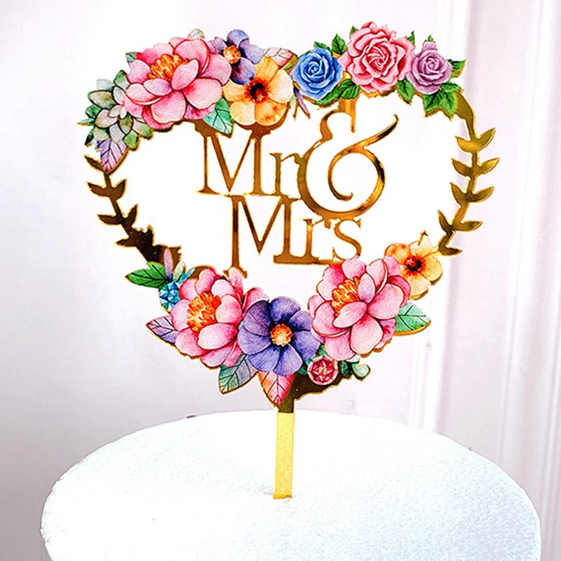 1 шт. плагин для торта десерт Золотая/серебряная монограмма топпер буква Топпер