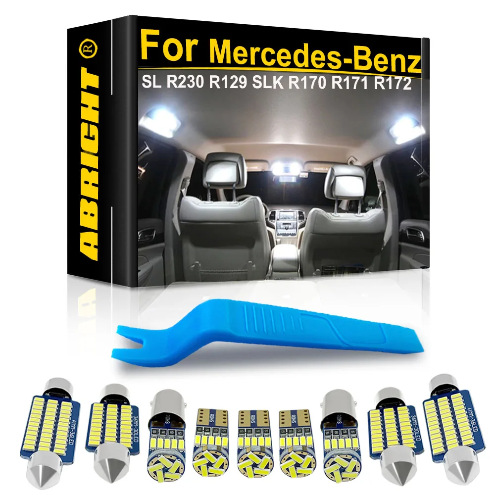 

Car Interior LED Light For Mercedes Benz SL R230 R129 SLK R170 R171 R172 1995 1996 2008 Parts Accessories Indoor Lamp Canbus