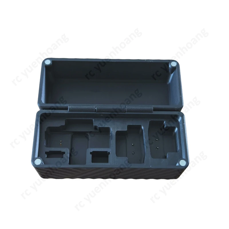 Фото 1 шт. для DJI Mic Mini Microphone 2TX 1RX, зарядный чехол для хранения, встроенный магнитный зарядный док-станция, порт Type-C, портативный кейс для переноски №2