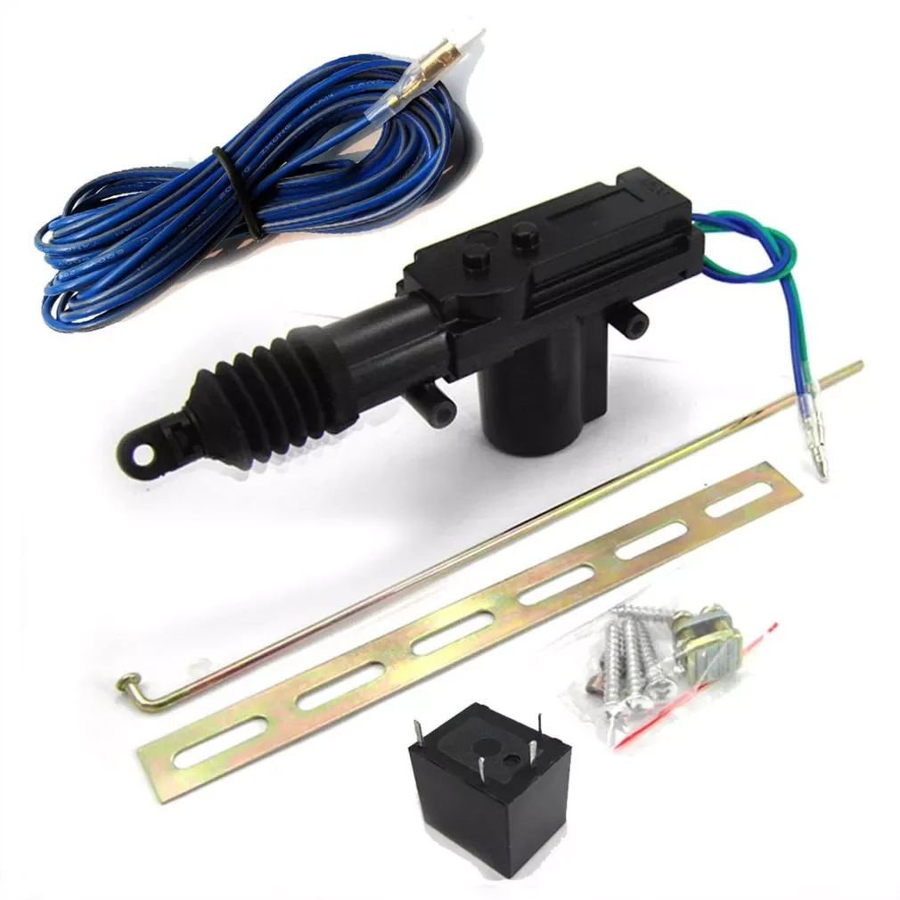 

Universal Car Central Door Lock Actuator Auto Locking 2 Wire/5Wire Motor Four-foot Relay Car Door Lock Actuator Entry System Kit