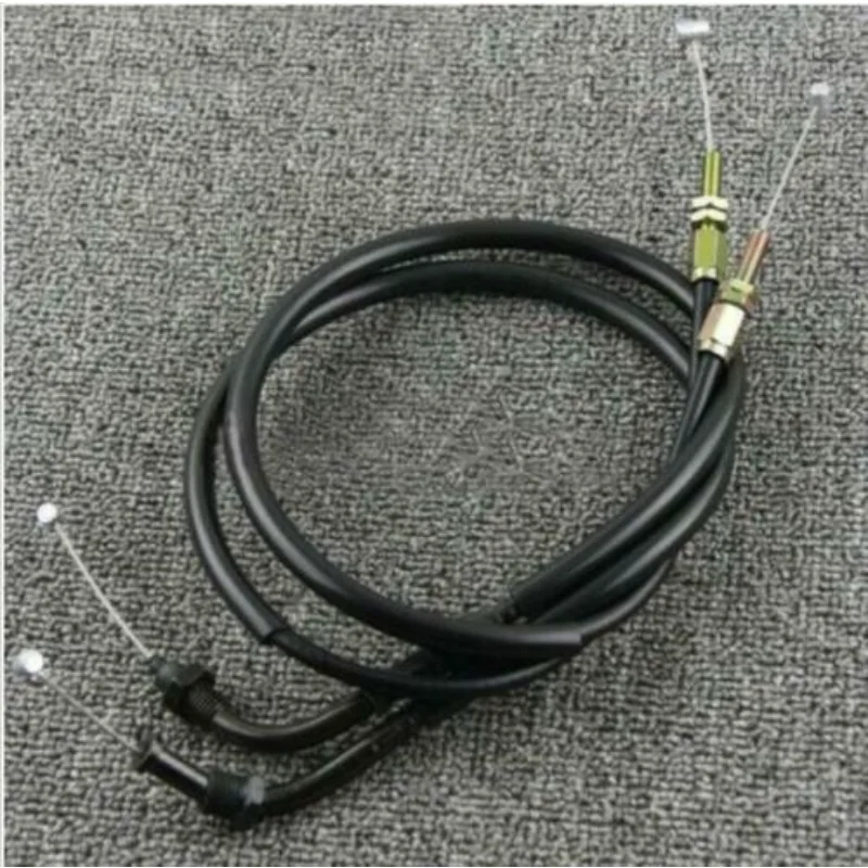 Motorcycle Throttle Control Cable Steel Wire Set for Honda VFR400 NC30 1989-1992 RVF400RR RVF400 NC35 1994-1996