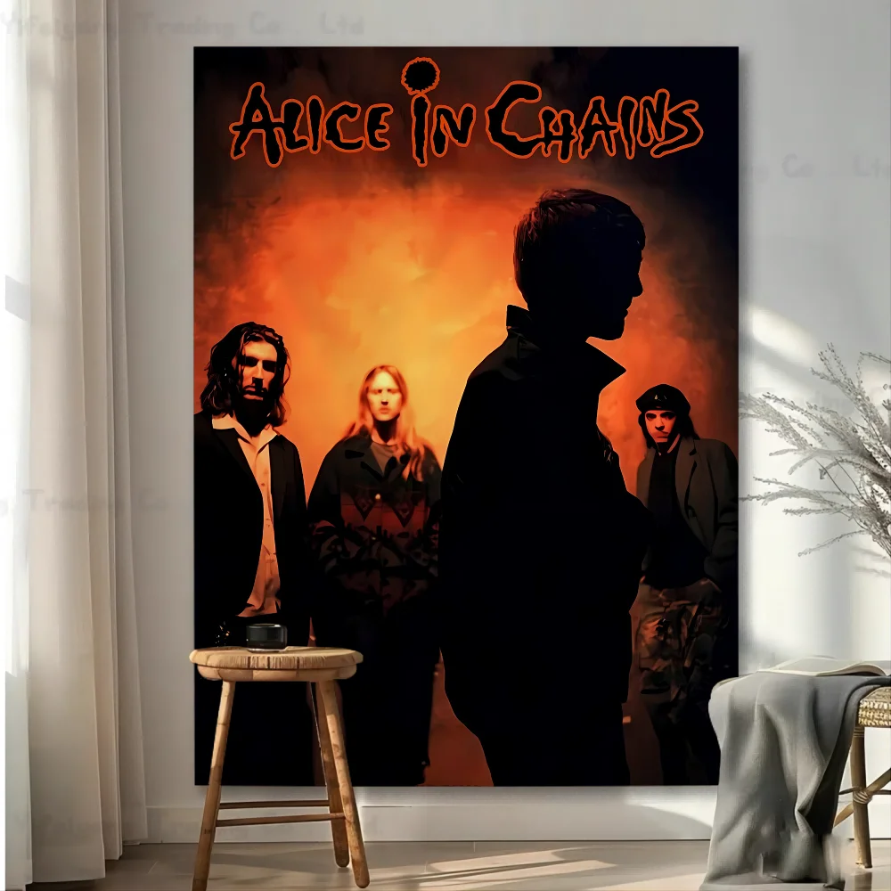 Ретро Музыка Алиса в цепочках Печатный Большой Настенный Гобелен Висит Таро