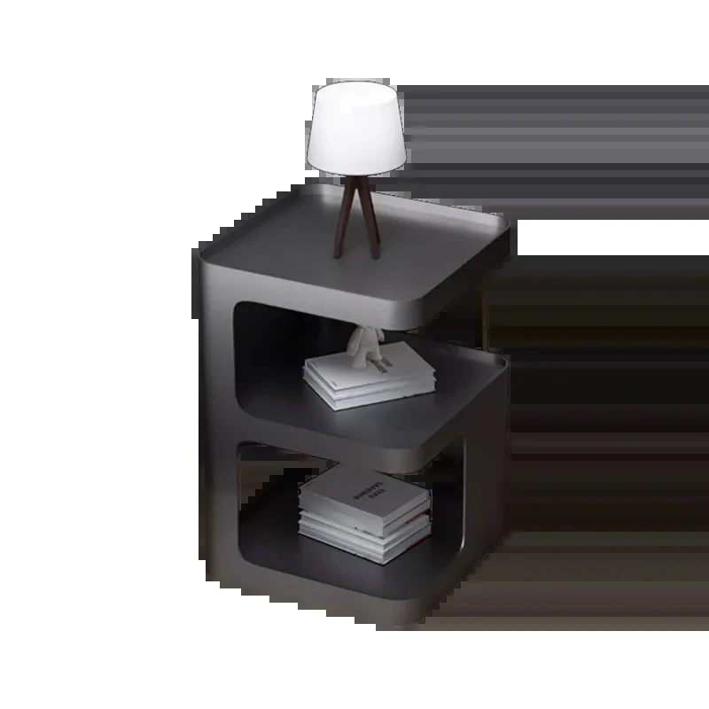 Металлический минималистичный ночной столик дешевые черные роскошные