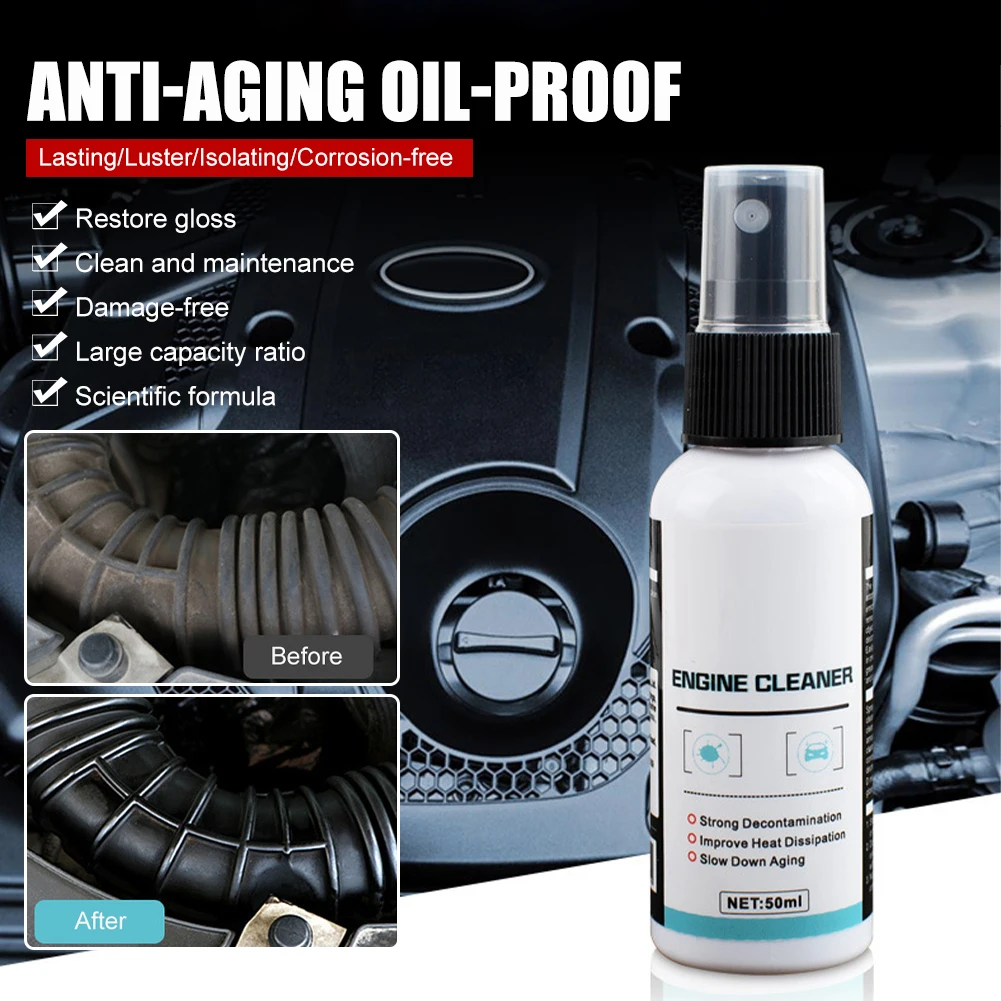 

Car Engine Coating Agent Engine Compartment Cleaner Liquid Remove Heavy Oil Bring Luster Cleaning Car Polish Ceramic Coating