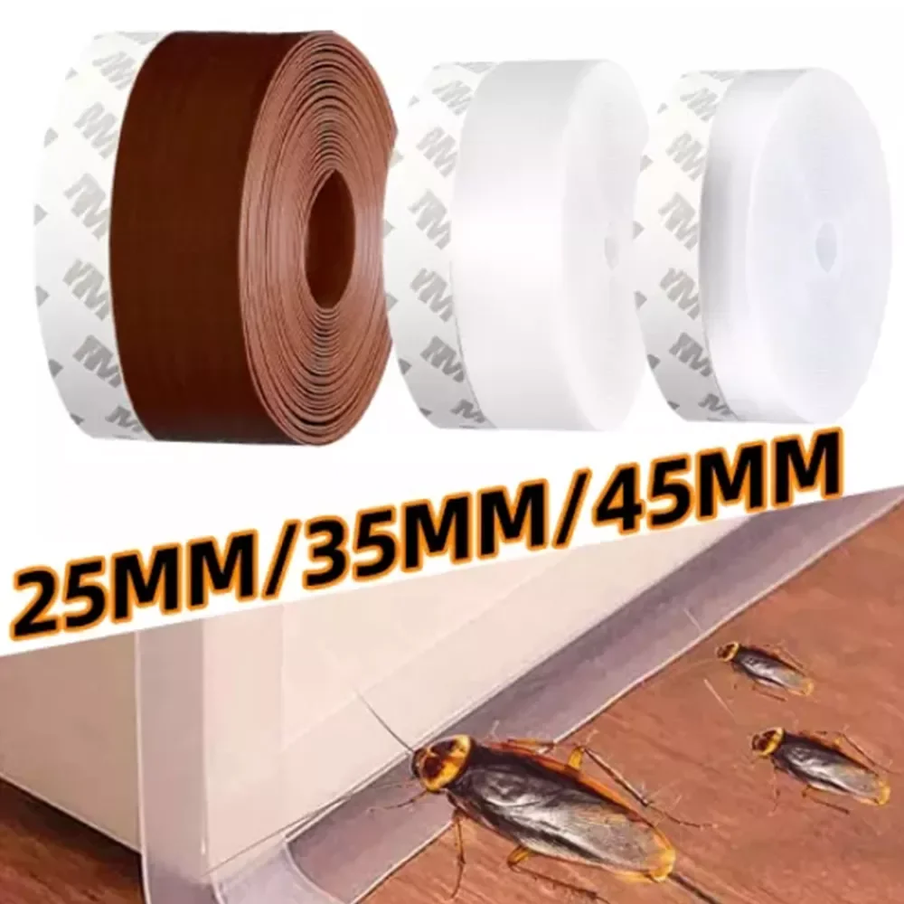 

Door Bottom Seal Strip Weather Window Rubber Seal Weatherstrip Windproof Self Adhesive Door stopper Windshield Sealing Tape