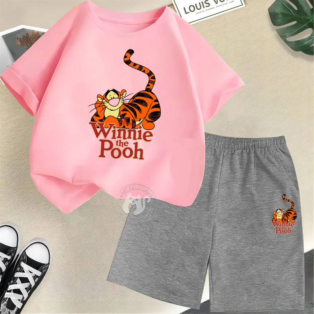 Комплект из футболки с коротким рукавом и шортов 100% хлопка