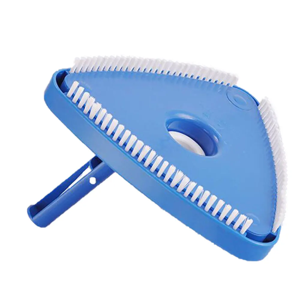 

Suction Head Triangle Shape 360 Degree Pool Cleaning Tool Firm Bristle Effective House Accessories Dirt Remover