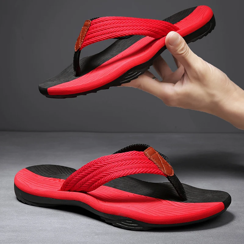 

New Fashion Summer Brand Slippers Men Flip Flops Outdoor Comfortable Casual Flip Flop Men Beach Slippers Sandals Chanclas Hombre