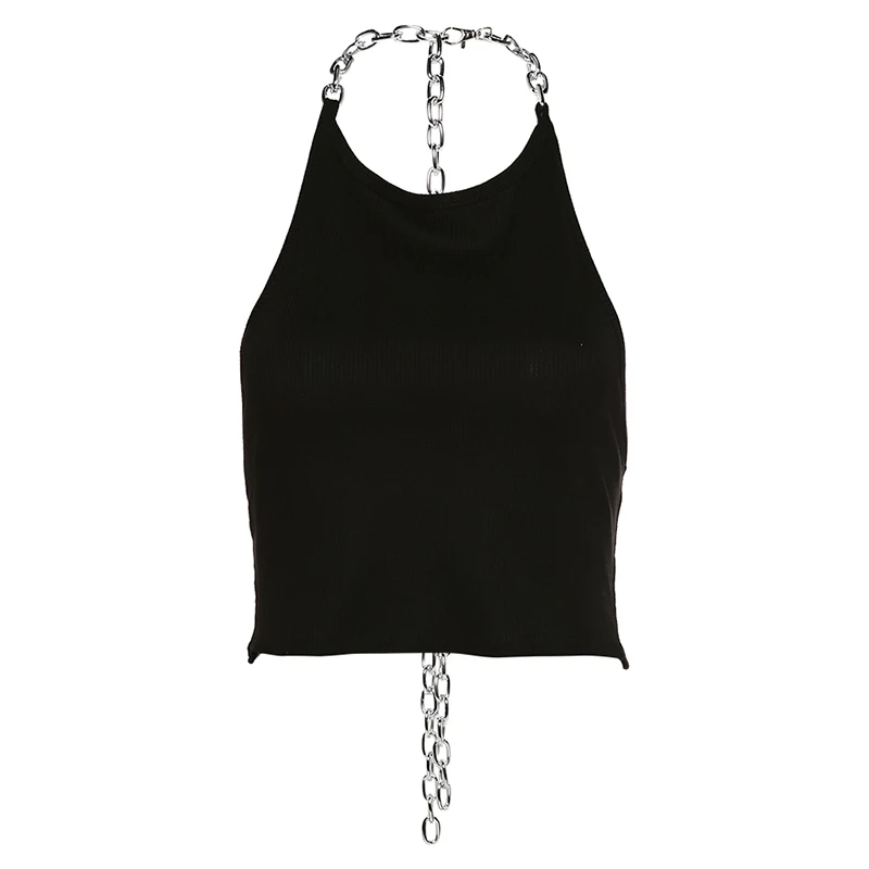 

Шикарная красивая одежда для работы с цепочкой Красивая зауженная кофта женский Универсальный жилет с воротником хомутиком