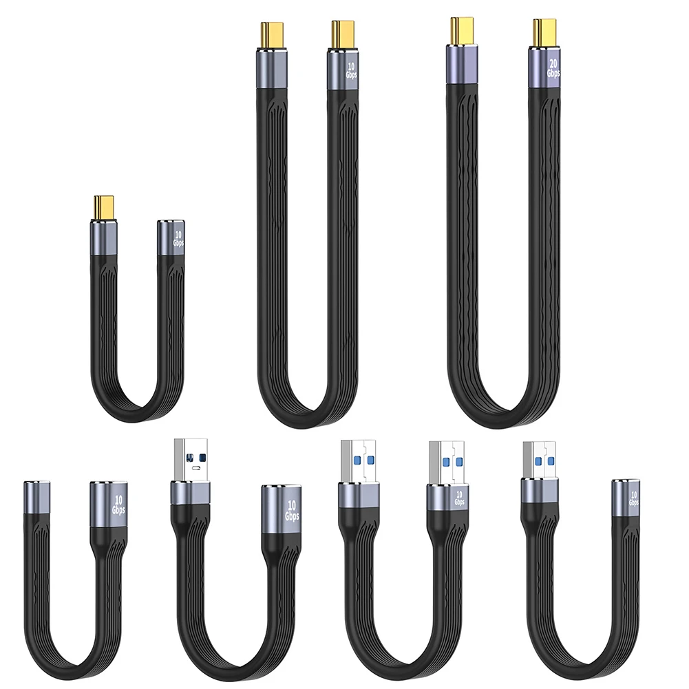 USB C Extension Cable USB3.1 10/20Gbps PD100W Cable Male to Female Type C Extender Cord for Thunderbolt 4 for MacBook