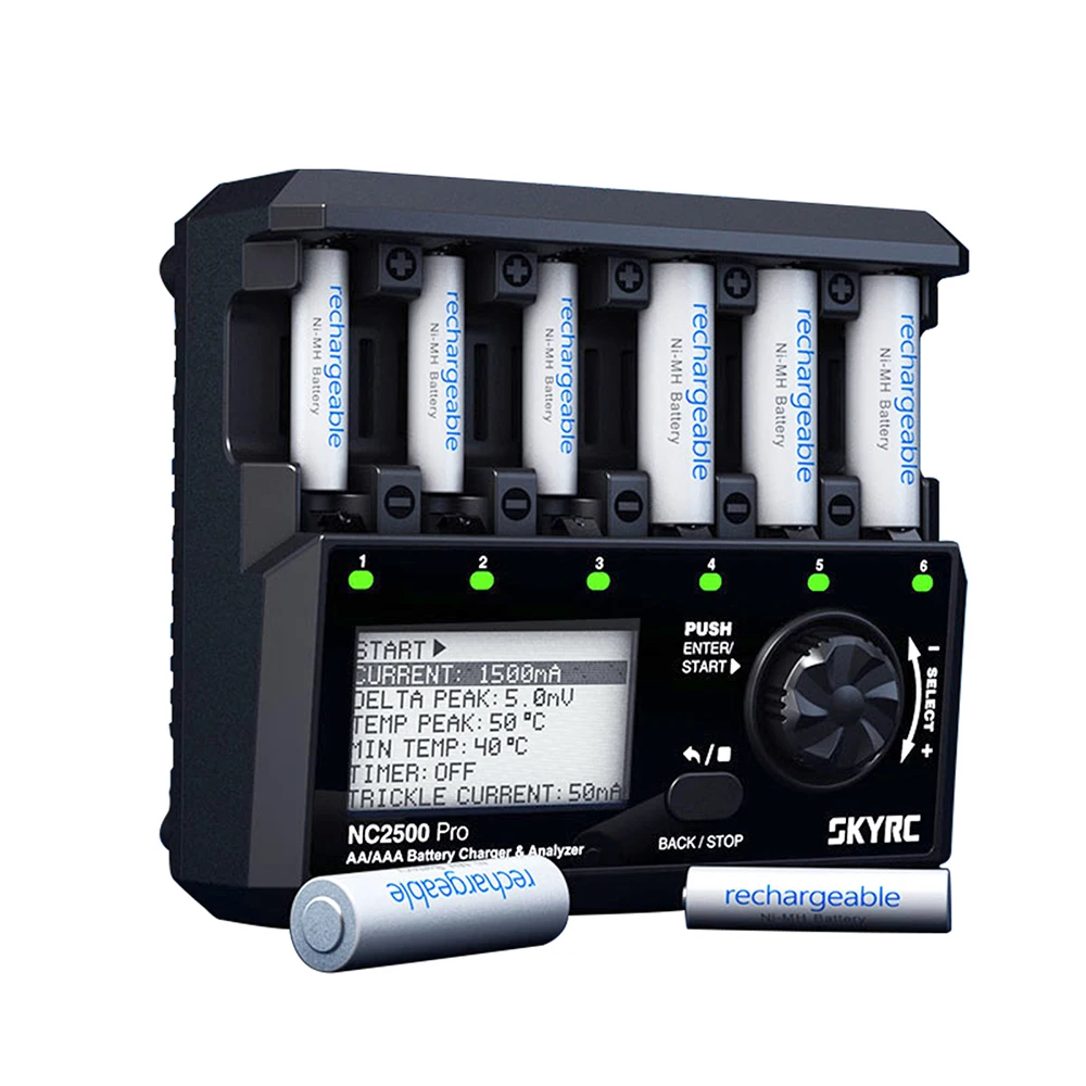 Интеллектуальное зарядное устройство SKYRC NC2500 PRO для быстрой зарядки с