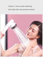 pressurized shower nozzle bath soft water pressurized dechlorination filter rain purification shower skin beauty lotus head