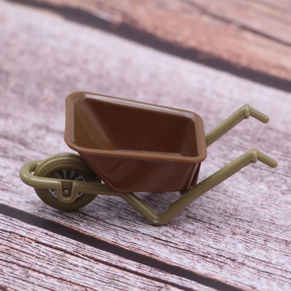 Кукольный домик мини-пластиковая коляска декор реалистичные миниатюрные