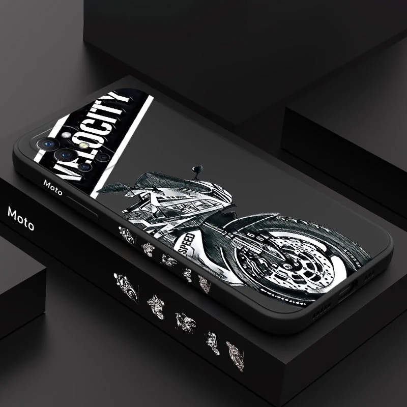 

Wild Motorcycle Phone Case For Oneplus 9R 9RT 9 8T 8 7 7T Pro 5G Liquid Silicone Cover