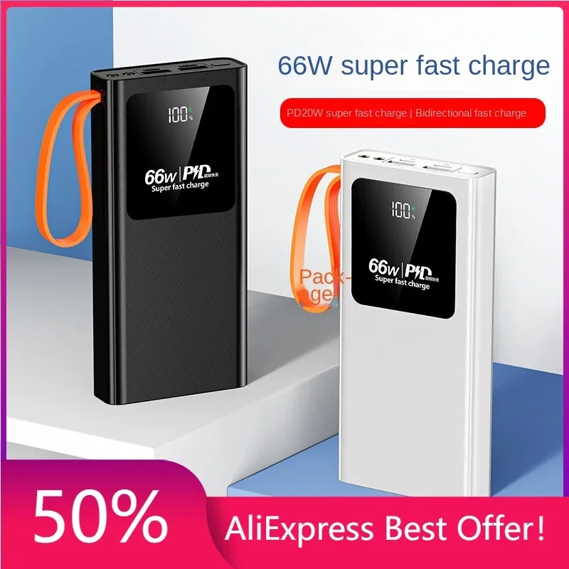 

High Capacity Portable Power Bank 20000mAh with Super Fast Charging for Outdoor Activities