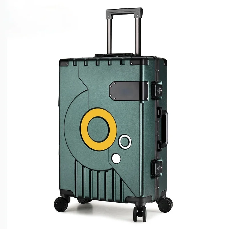 New Luggage With Universal Wheel Boarding Box Large Capacity Password Box Men and Women Long Distance Travel Suitcase Wheels