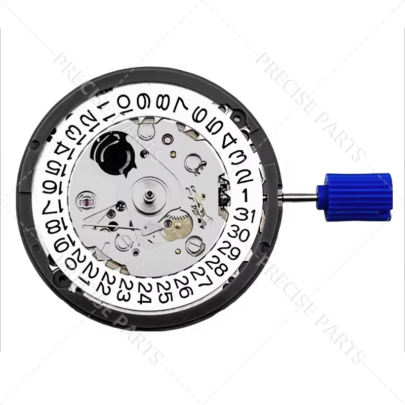 Белый одиночный календарь 24 камня NH35A высокоточный сменный механизм