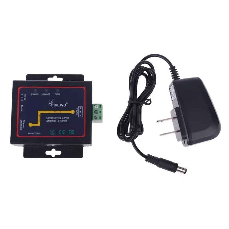 

Serial Server RJ45 to RS485 LAN Ethernet Converter Module with Built-in Webpage