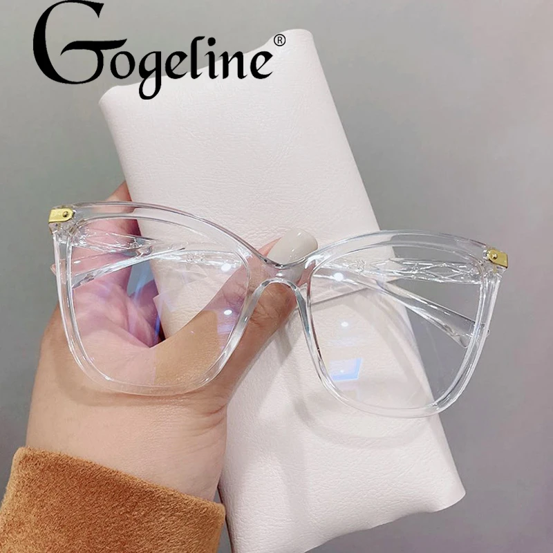 

Anti Blue Light Cat Eye Glasses Frame Women Men Fashion Glasses Female Transparent Vintage Optical Computer Eyewear Male