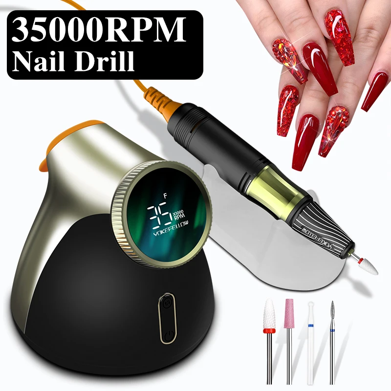 

Аппарат маникюрный Электрический с режимом паузы и функцией памяти, 35000 об./мин.