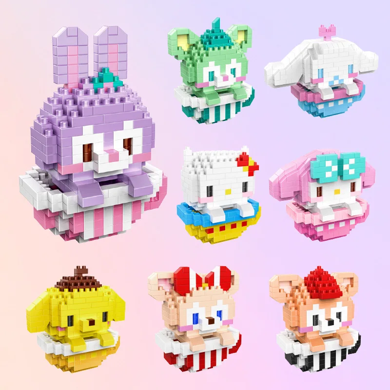 

pokemon miniature building blocks pikachu eve basovas bulbasaur jigglypuff mini building blocks children's toys sanrio anime