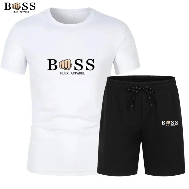 BSS FLEX APPAREL Мужской спортивный повседневный топ с короткими рукавами