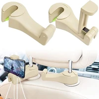 car headrest hook 2 in 1 car seat back organizers universal car headrest hanger holder hook for purse and bags hanger
