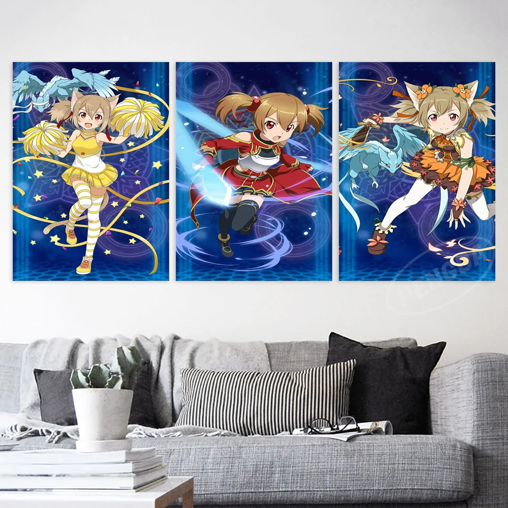 

Wall Gift Home Decor Ayano Keiko Hd Print Picture Japanese Posters Canvas Painting Anime For Bedroom Sword Art Online No Frame